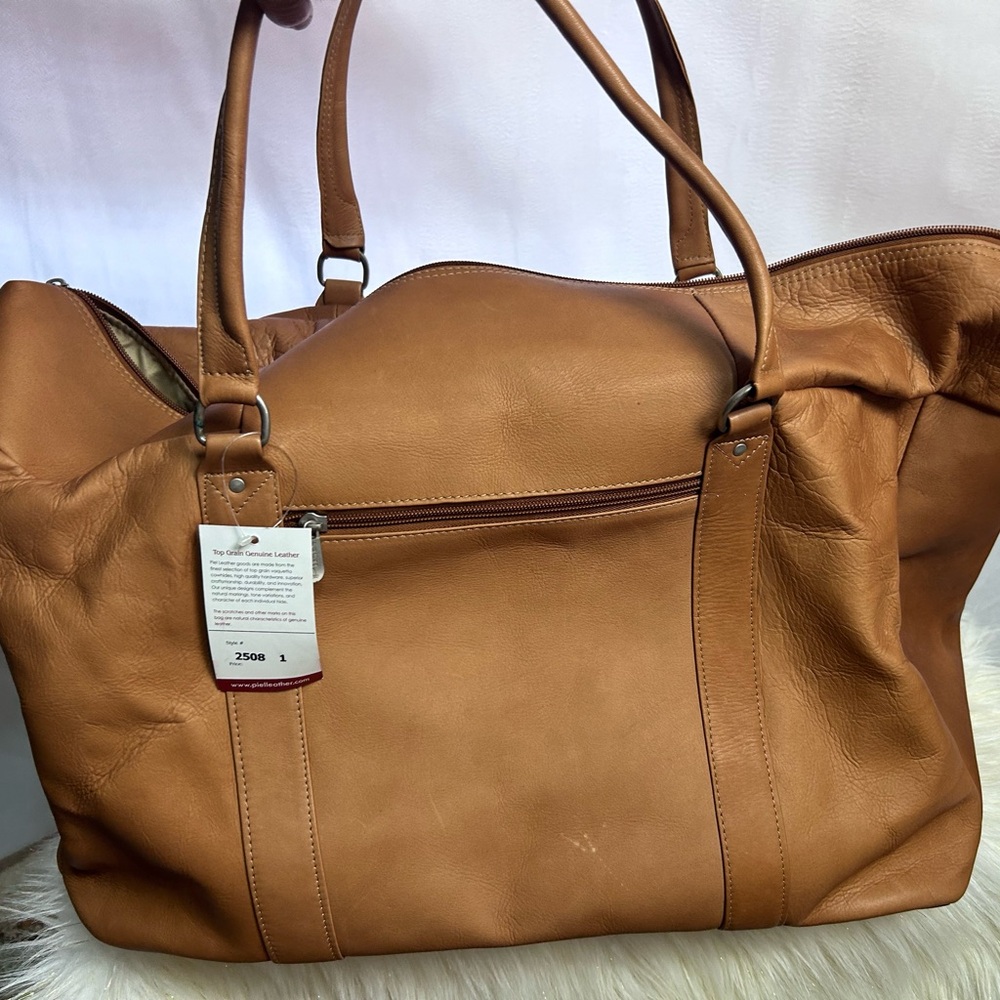 Piel leather satchel. Brand new with tags